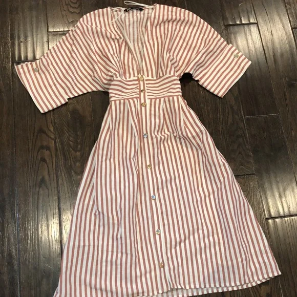 ZARA striped dress size xsmall - Picture 8 of 10